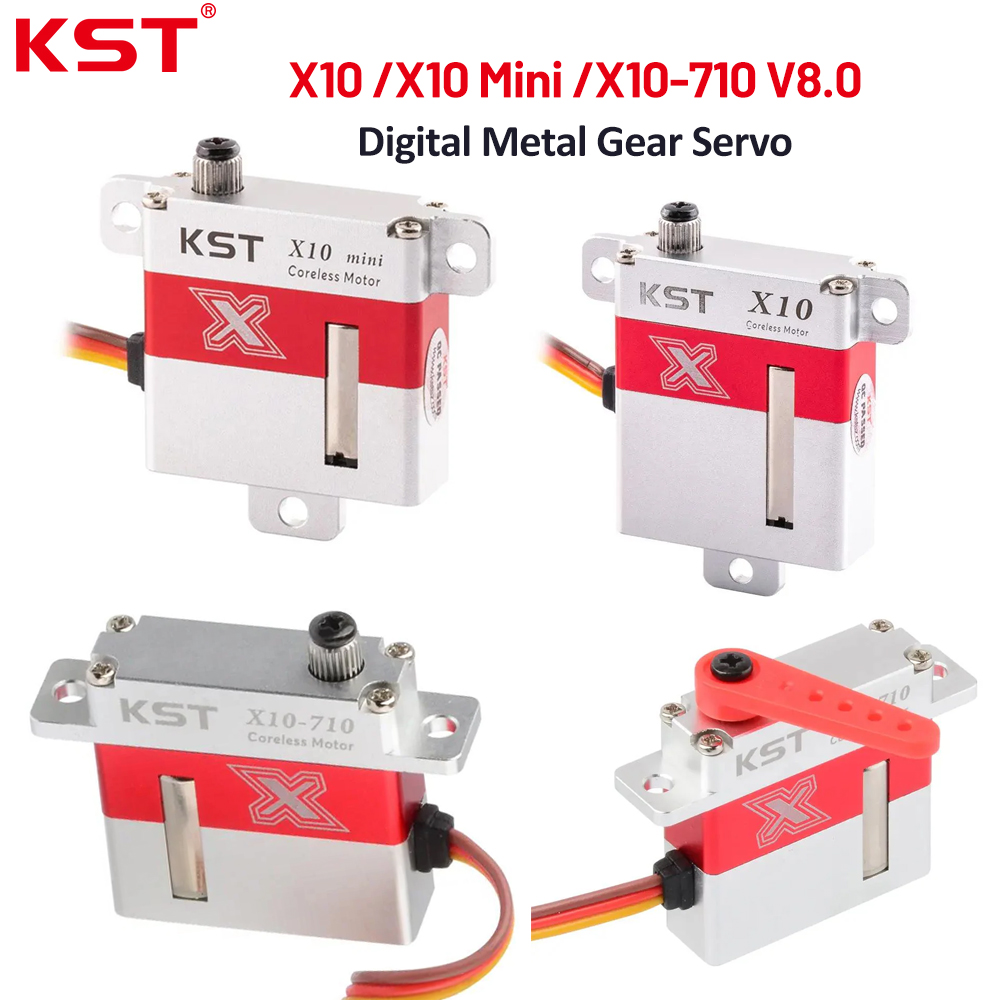 Drone Helicopter Rc - KST X10/X10 Mini/X10-710 V8.0 Digitale Metal