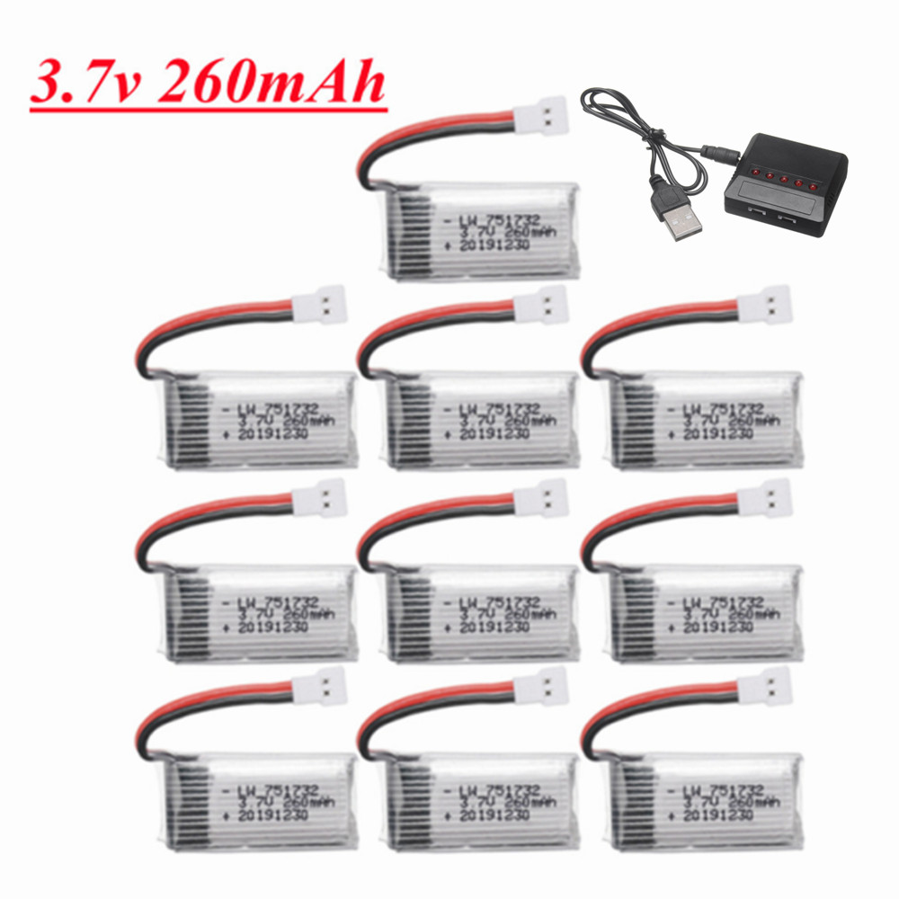 Drone Reaper Rc - H8 H36 Batterij 3.7V 260Mah Lipo