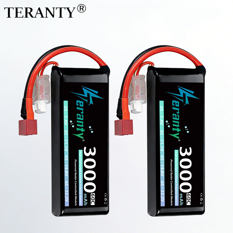 Drone And Car - TERANTY 2S 3000mAh Lipo Batterij 7.4V