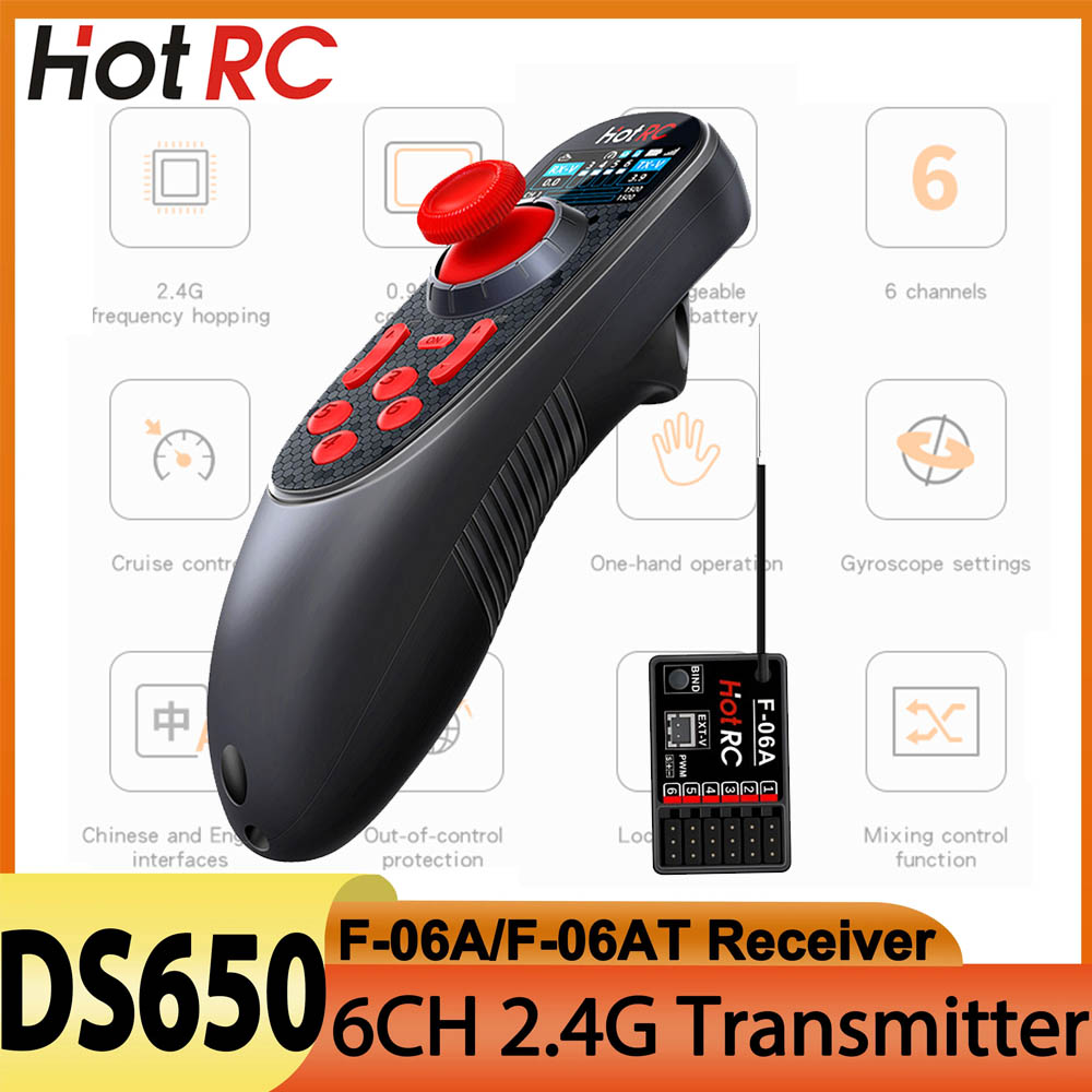 Telemetry Module Rc - HOTRC DS650 DS-650 6CH Afstandsbediening 2.4G