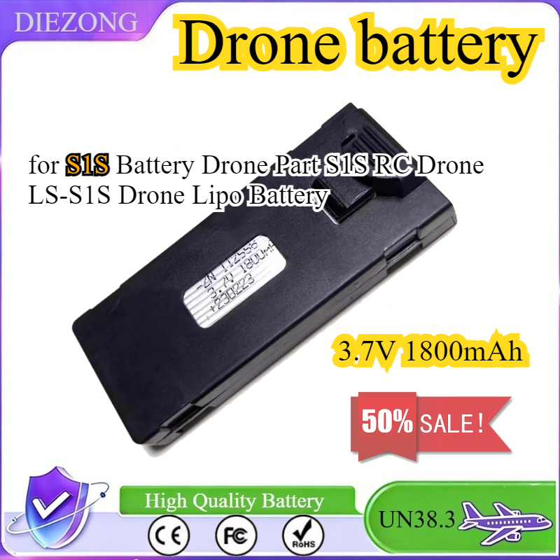 Drone Rc S1S - 3.7V 1800mAh Batterij voor S1S Batterij