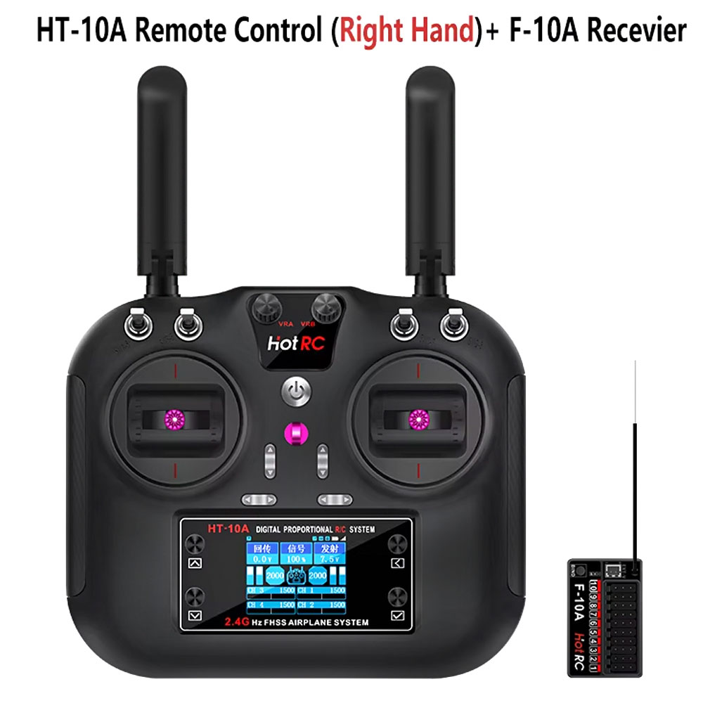 Drone Helicopter Rc - Hotrc HT-10A 2.4G 10CH zender F10A