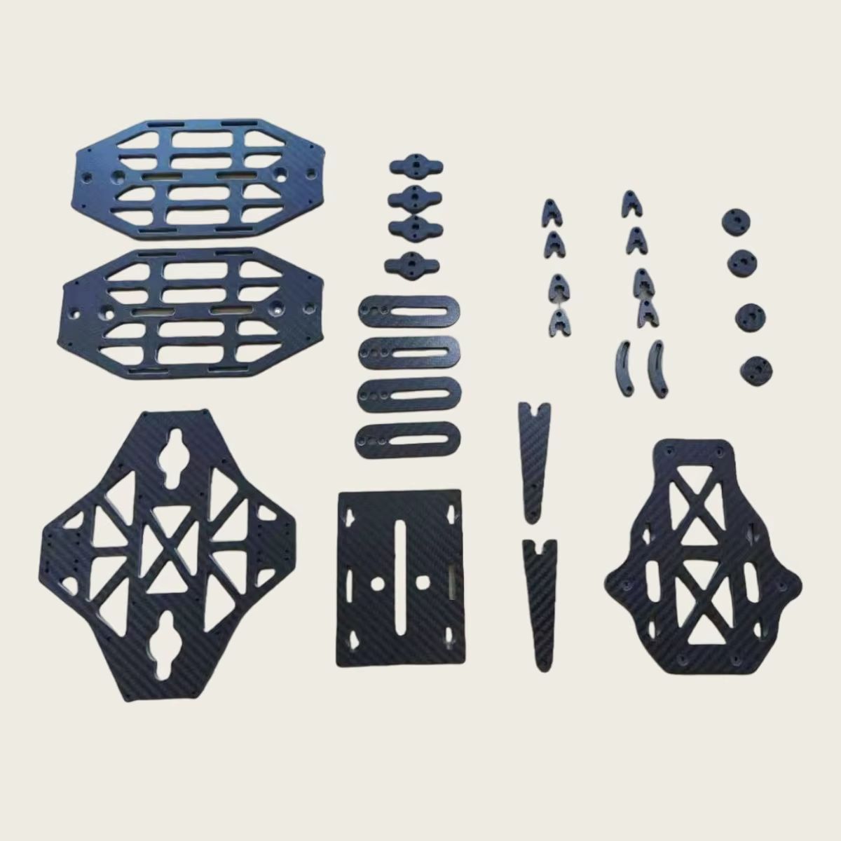 Drone Rc Board - Koolstofvezel plaat, paneel, bordbewerking, CNC-bewerking, graveren,