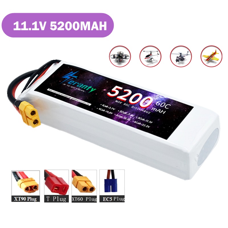 Drone Avion Rc - TERANTY 3S 5200MAH 60C batterij Lipo