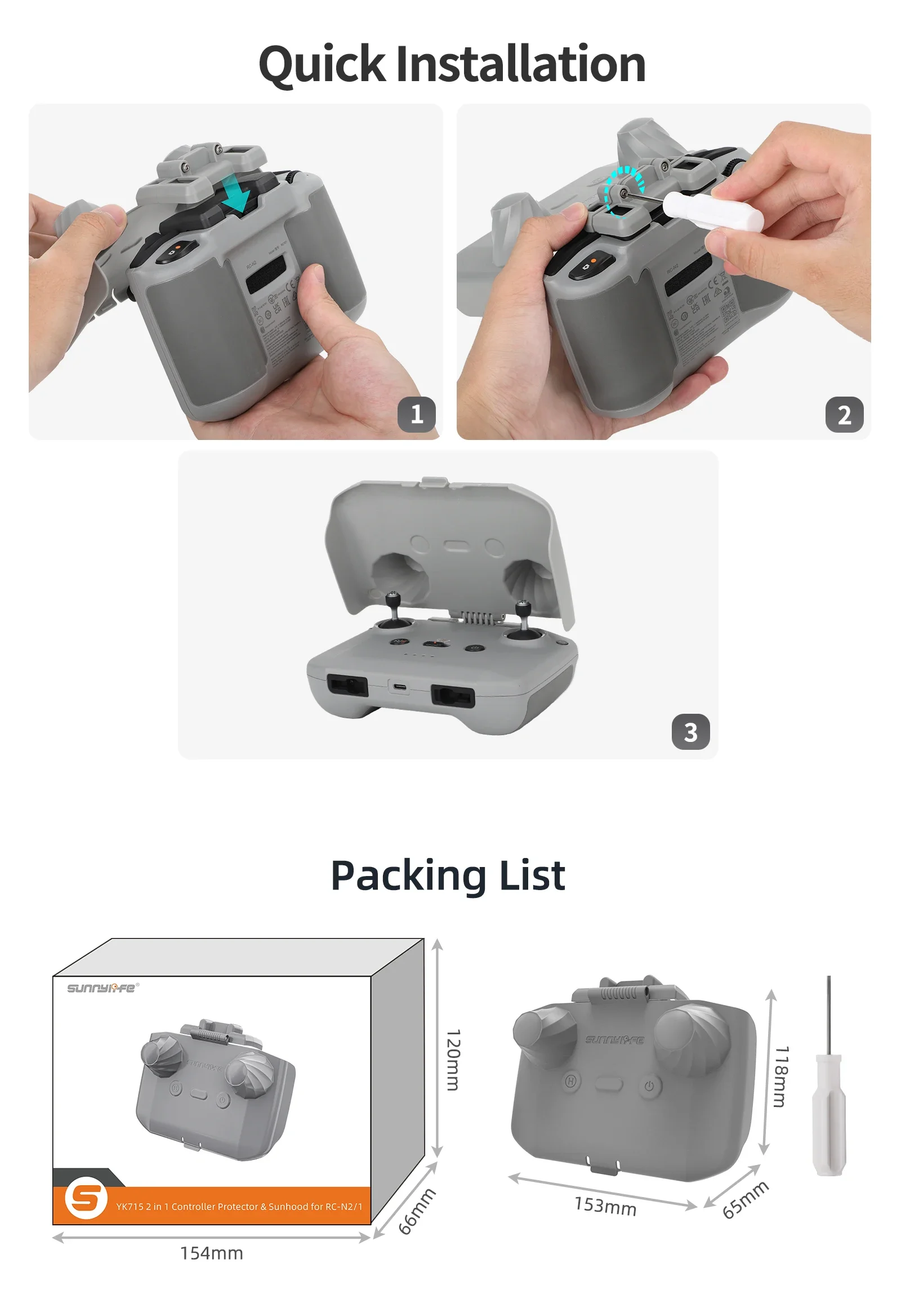 2 in 1 Controller Protector Zo - Drone Rc N3 recensie en prijs