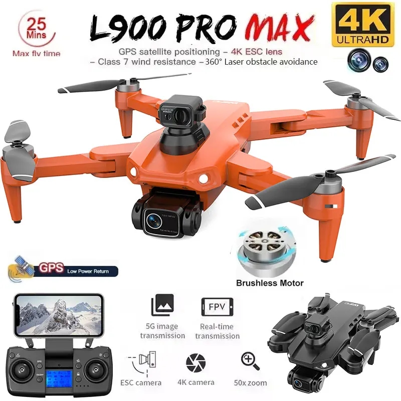 L900 Pro MAX GPS-drone 4K Prof - Drone App Rc Fpv recensie en prijs