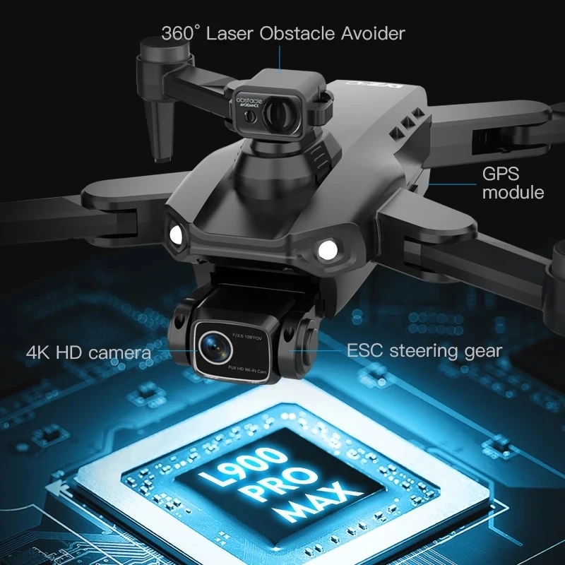L900 Pro MAX GPS-drone 4K Prof - Drone App Rc Fpv recensie en prijs