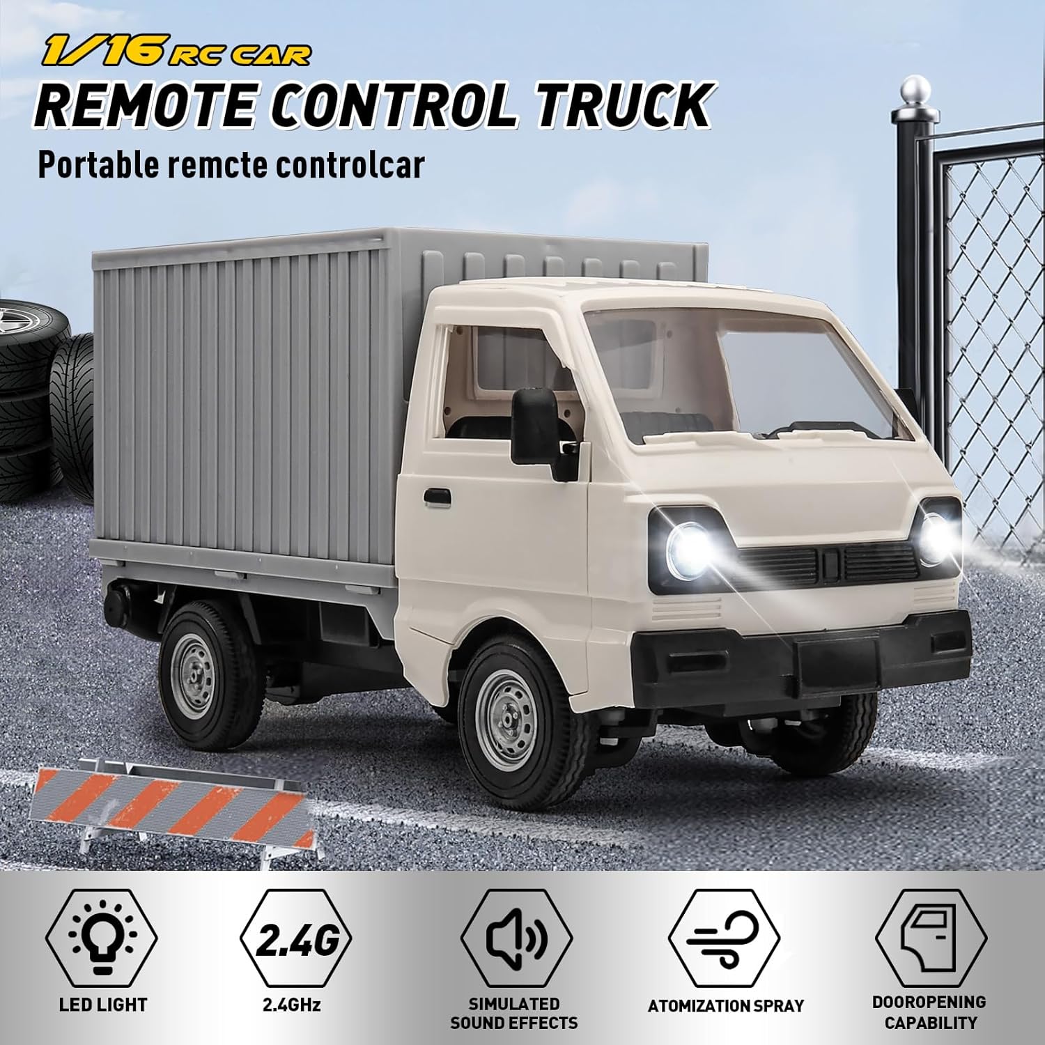 KF21 RC Truck 1:16 2.4GHZ RC A - Drone Rc Bolide recensie en prijs