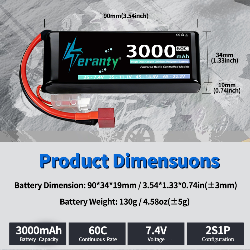 TERANTY 2S 3000mAh Lipo Batter - Drone And Car recensie en prijs
