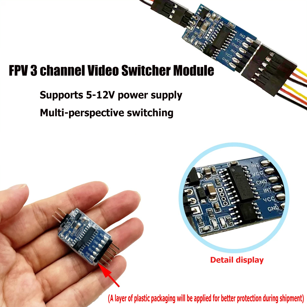 5.8G 3 Kanaals Video Switcher  - Rc Drone Uav recensie en prijs