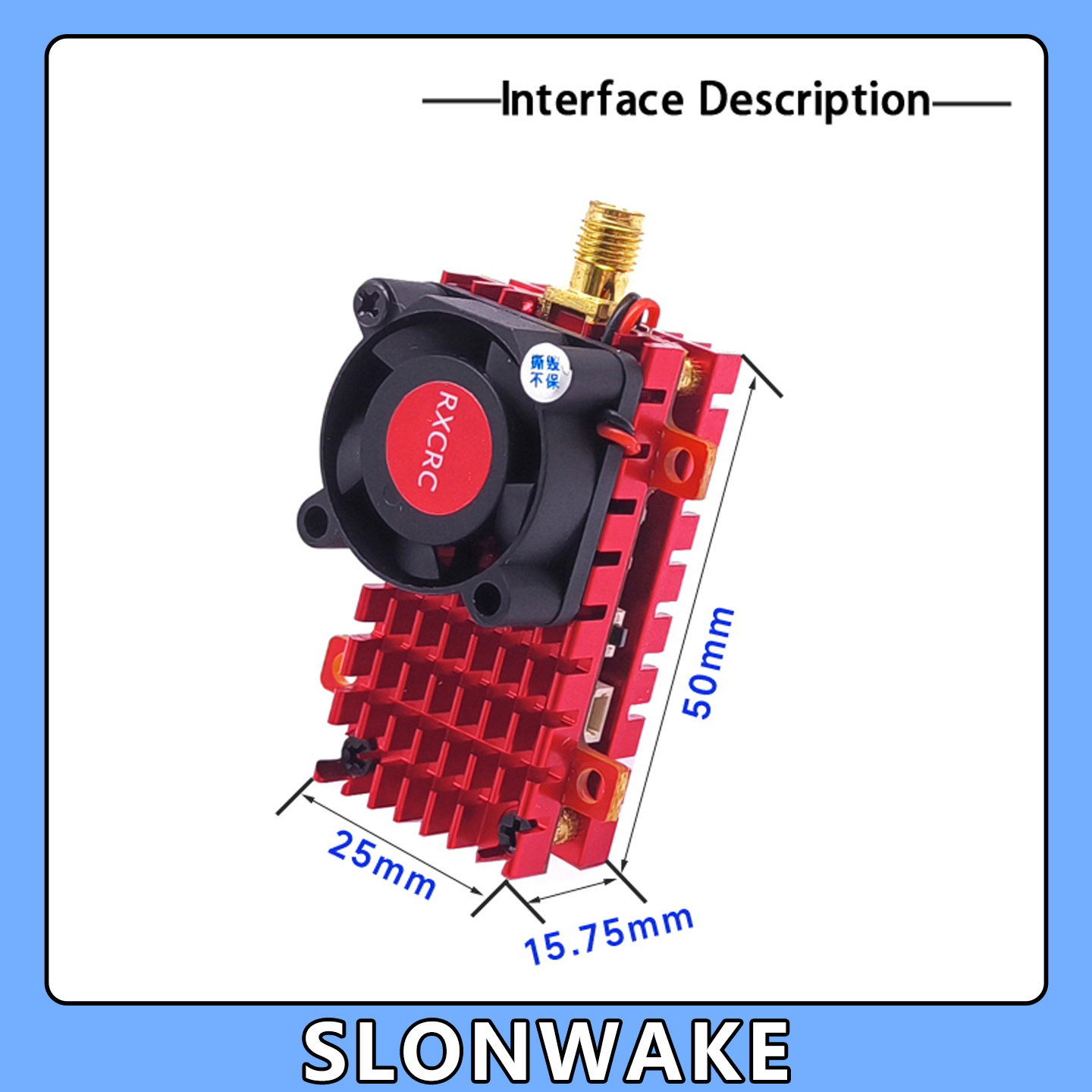 SLONWAKE 5.8G 2W VTX FPV 1800T - Drone Kf Rc recensie en prijs
