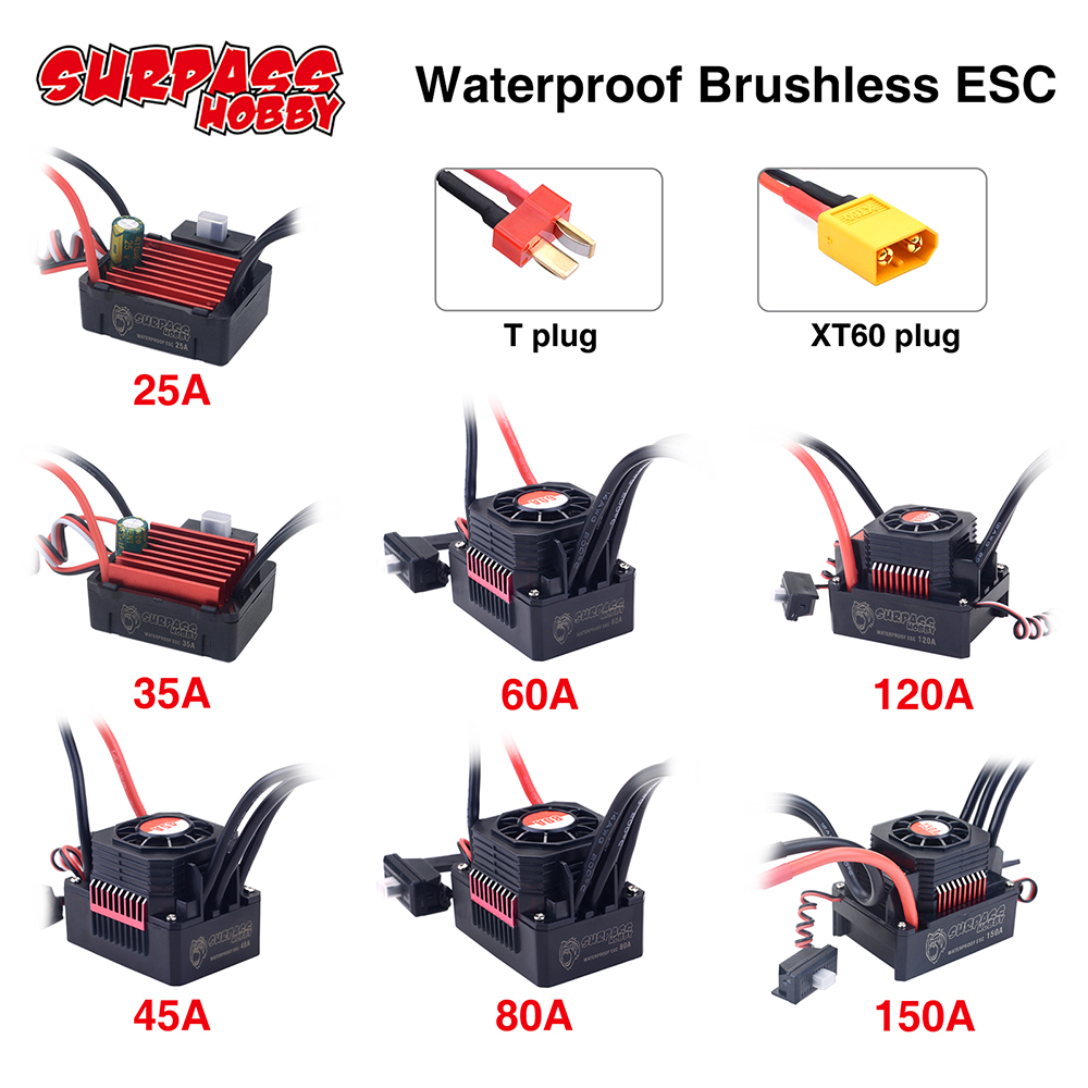 SURPASSHOBBY ESC 150A 80A 120A - Drone Motor Rc Car recensie en prijs