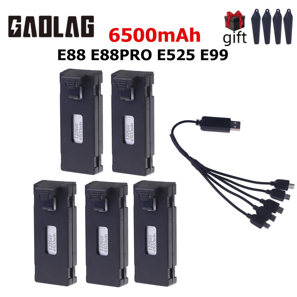 3.7V 6500mAh Drones Batterij V - Drone Rc S1S recensie en prijs