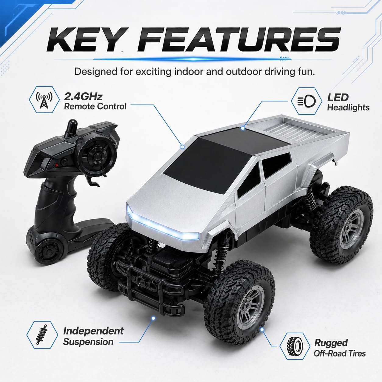 1:18 RC auto met afstandsbedie - Drone Rc Bolide recensie en prijs