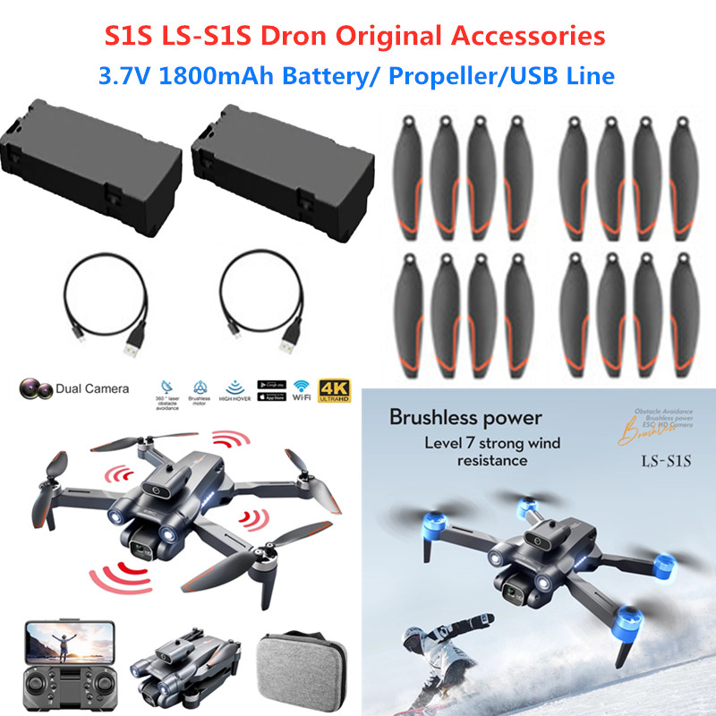 LS-S1S RC Drone Batterij 3.7V  - Drone Rc S1S recensie en prijs