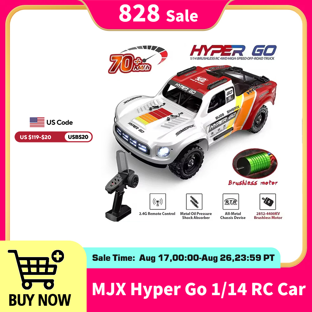 MJX HYPER GO 14211 Racewagen 1 - Esc 4In1 Brushless recensie en prijs