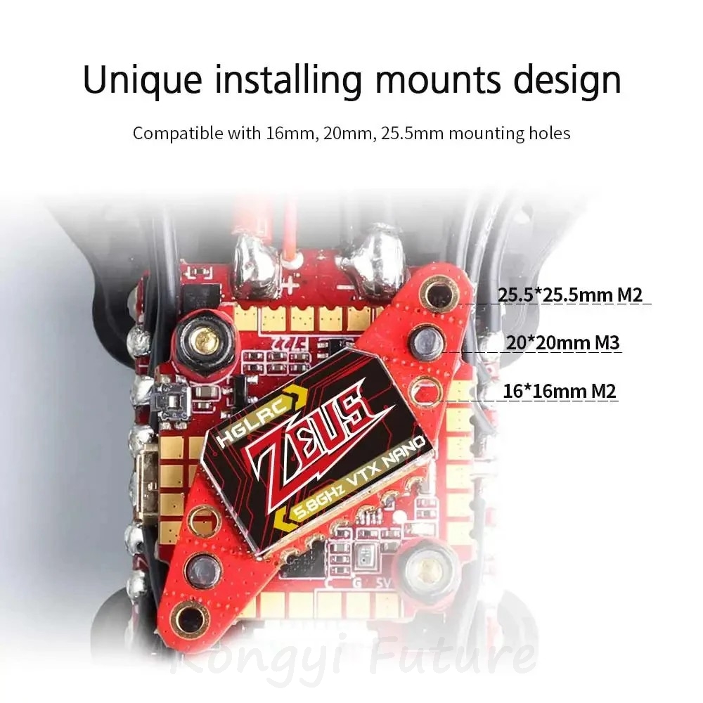 HGLRC Zeus Nano VTX 5.8G 350mW - Telemetry Module Rc recensie en prijs