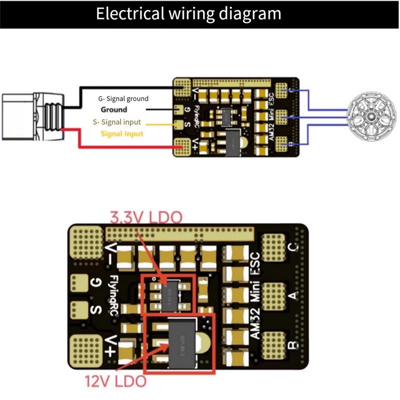 Best-AM32 ESC 40A 32-bit elekt - Drone And Car recensie en prijs