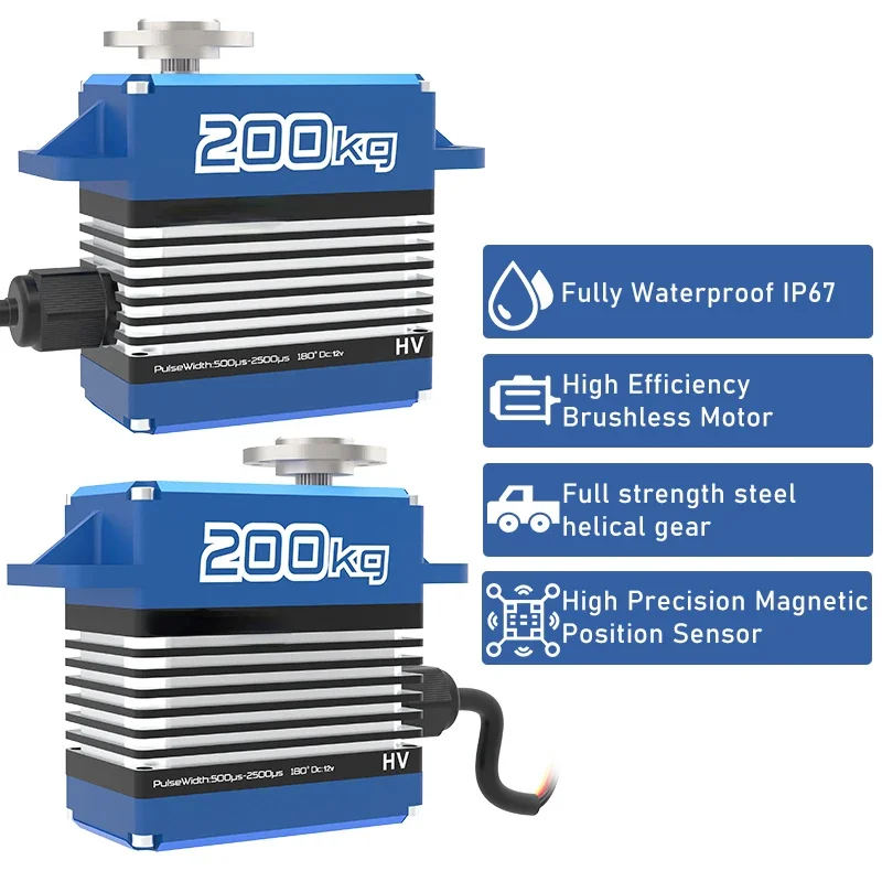 200KG Borstelloze Servo 12V-16 - Drone And Car recensie en prijs