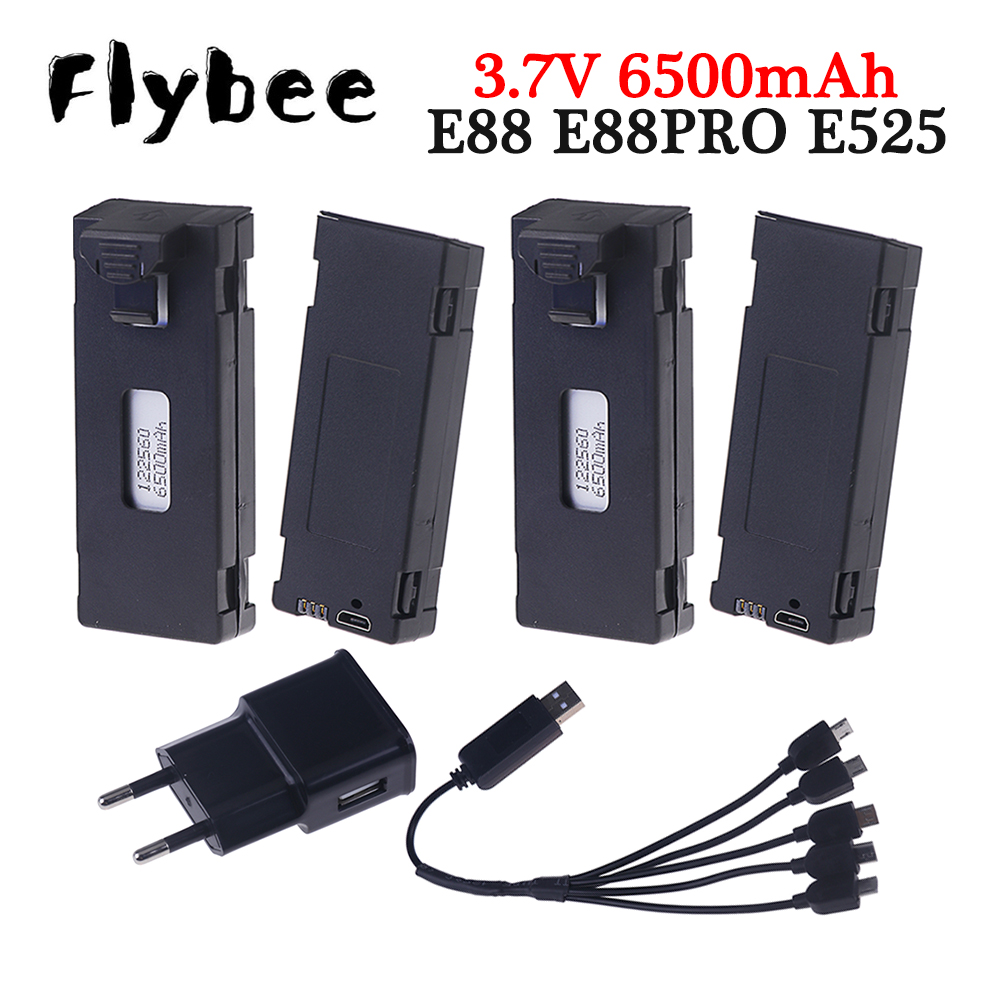Oplaadbare 3.7V 6500Mah Batter - Rc Drone E88 recensie en prijs